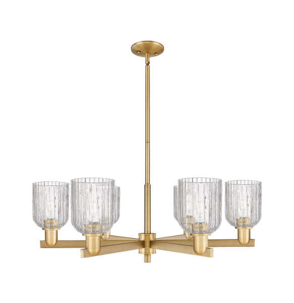 Innovations - 716-6CR-BB-G559-5CL - Six Light Chandelier - Arcadia - Brushed Brass