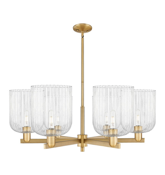 Innovations - 716-6CR-BB-G559-8CL - Six Light Chandelier - Arcadia - Brushed Brass