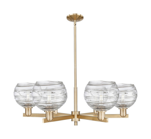 Innovations - 716-6CR-CB-G1213-8CL - Six Light Chandelier - Arcadia - Champagne Bronze