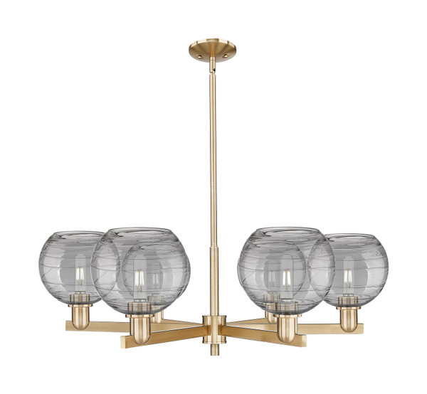 Innovations - 716-6CR-CB-G1213-8SM - Six Light Chandelier - Arcadia - Champagne Bronze