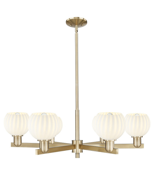 Innovations - 716-6CR-CB-G1217-6WV - Six Light Chandelier - Arcadia - Champagne Bronze