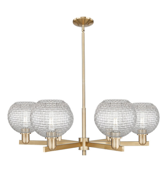 Innovations - 716-6CR-CB-G122C-8CL - Six Light Chandelier - Arcadia - Champagne Bronze