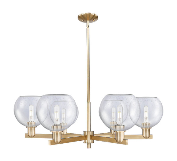 Innovations - 716-6CR-CB-G124-8 - Six Light Chandelier - Arcadia - Champagne Bronze