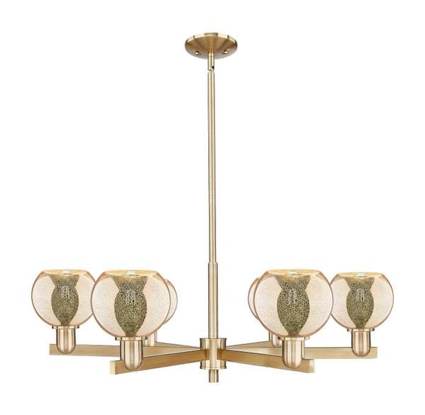 Innovations - 716-6CR-CB-G128-6 - Six Light Chandelier - Arcadia - Champagne Bronze
