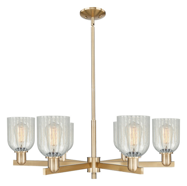 Innovations - 716-6CR-CB-G2511 - Six Light Chandelier - Arcadia - Champagne Bronze