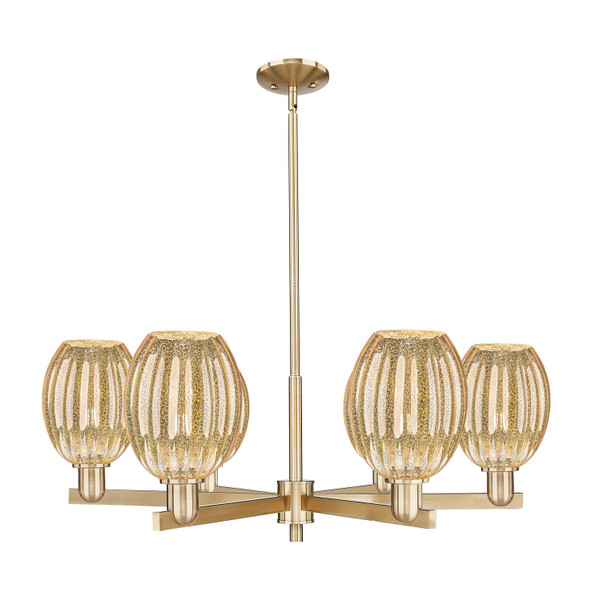 Innovations - 716-6CR-CB-G459-6ME - Six Light Chandelier - Arcadia - Champagne Bronze