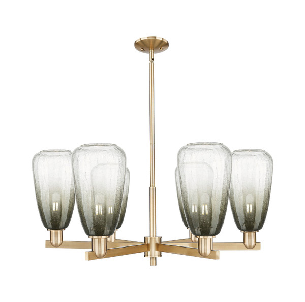Innovations - 716-6CR-CB-G480-6SL - Six Light Chandelier - Arcadia - Champagne Bronze