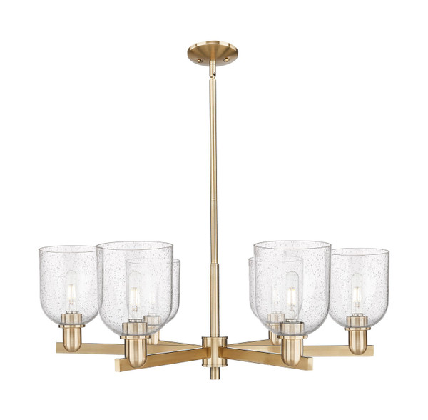 Innovations - 716-6CR-CB-G558-6SDY - Six Light Chandelier - Arcadia - Champagne Bronze