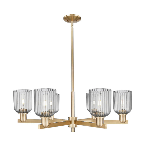 Innovations - 716-6CR-CB-G559-5SM - Six Light Chandelier - Arcadia - Champagne Bronze