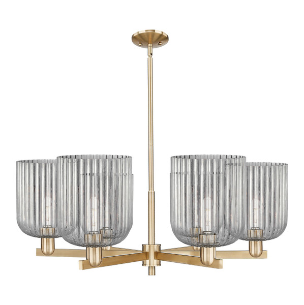 Innovations - 716-6CR-CB-G559-8SM - Six Light Chandelier - Arcadia - Champagne Bronze