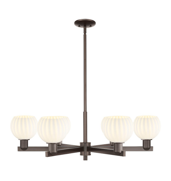Innovations - 716-6CR-OB-G1217-6WV - Six Light Chandelier - Arcadia - Oil Rubbed Bronze