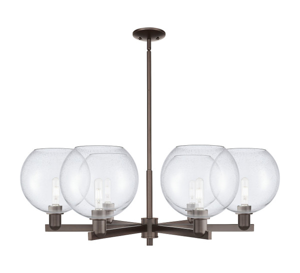 Innovations - 716-6CR-OB-G124-10 - Six Light Chandelier - Arcadia - Oil Rubbed Bronze