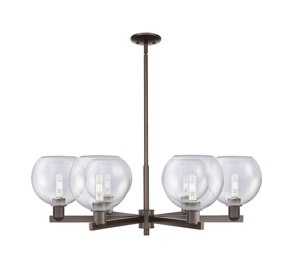 Innovations - 716-6CR-OB-G124-8 - Six Light Chandelier - Arcadia - Oil Rubbed Bronze