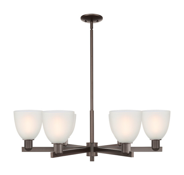 Innovations - 716-6CR-OB-G381 - Six Light Chandelier - Arcadia - Oil Rubbed Bronze