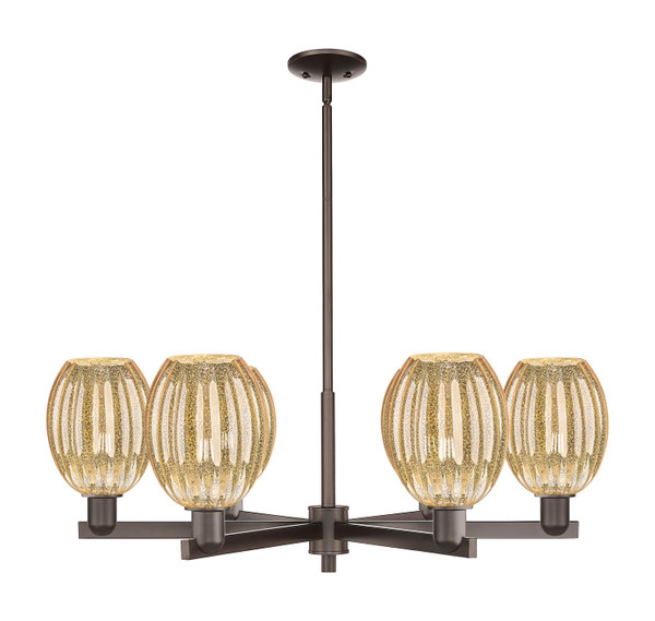 Innovations - 716-6CR-OB-G459-6ME - Six Light Chandelier - Arcadia - Oil Rubbed Bronze