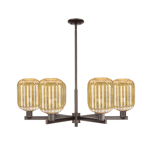 Innovations - 716-6CR-OB-G460-7ME - Six Light Chandelier - Arcadia - Oil Rubbed Bronze