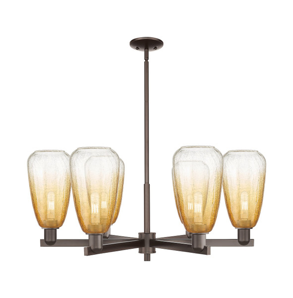 Innovations - 716-6CR-OB-G480-6AM - Six Light Chandelier - Arcadia - Oil Rubbed Bronze