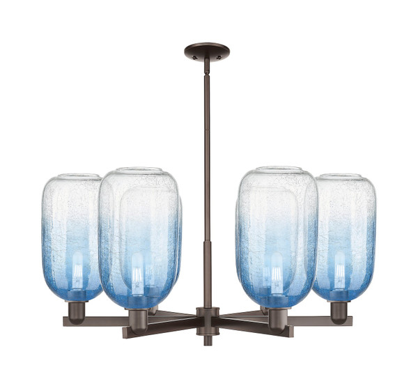 Innovations - 716-6CR-OB-G482-7SB - Six Light Chandelier - Arcadia - Oil Rubbed Bronze