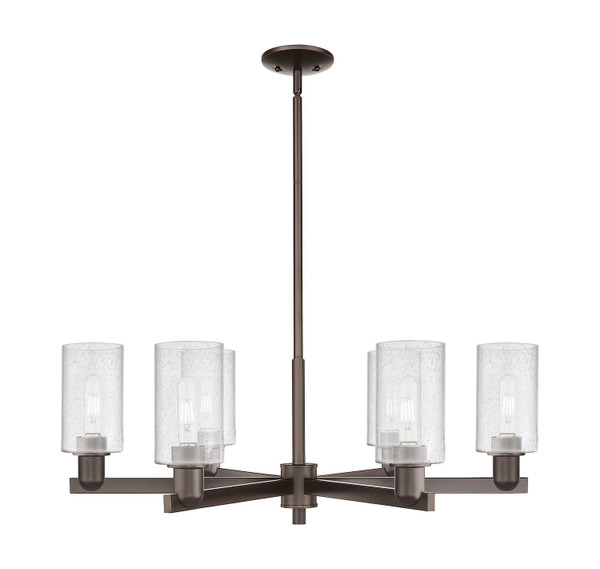 Innovations - 716-6CR-OB-G804 - Six Light Chandelier - Arcadia - Oil Rubbed Bronze
