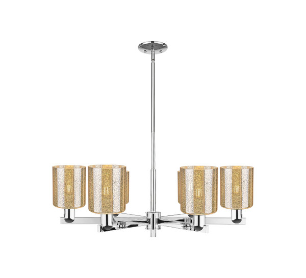 Innovations - 716-6CR-PC-G116 - Six Light Chandelier - Arcadia - Polished Chrome