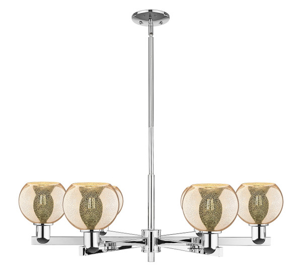 Innovations - 716-6CR-PC-G128-6 - Six Light Chandelier - Arcadia - Polished Chrome