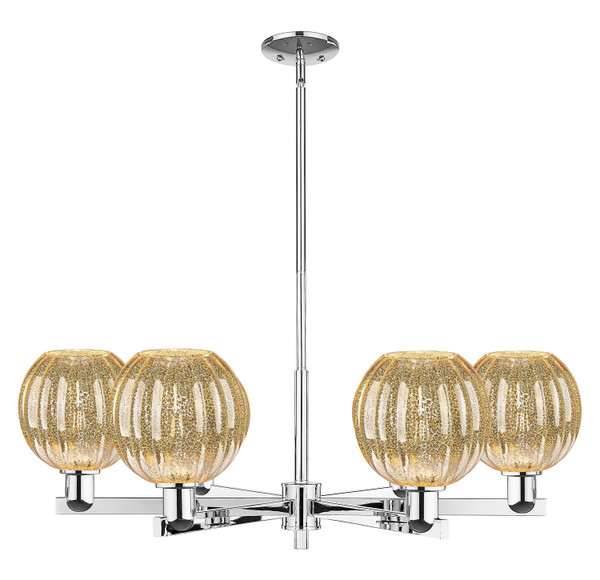Innovations - 716-6CR-PC-G458-7ME - Six Light Chandelier - Arcadia - Polished Chrome