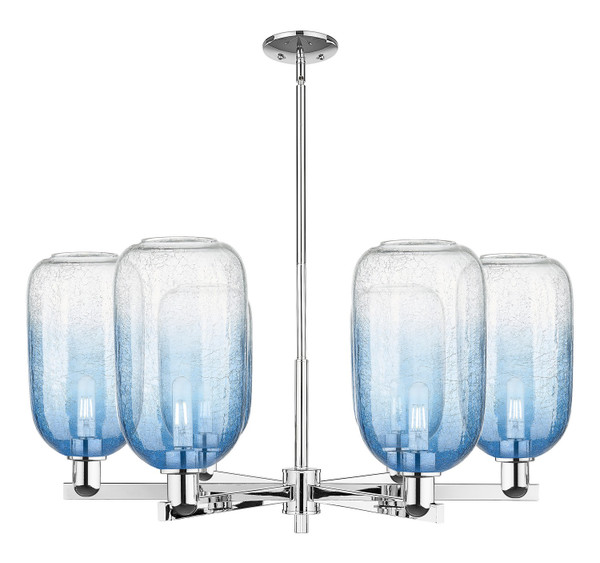 Innovations - 716-6CR-PC-G482-7SB - Six Light Chandelier - Arcadia - Polished Chrome