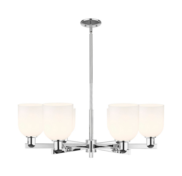 Innovations - 716-6CR-PC-G558-6GWH - Six Light Chandelier - Arcadia - Polished Chrome