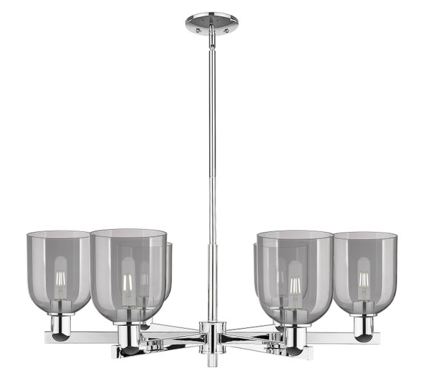 Innovations - 716-6CR-PC-G558-6SM - Six Light Chandelier - Arcadia - Polished Chrome