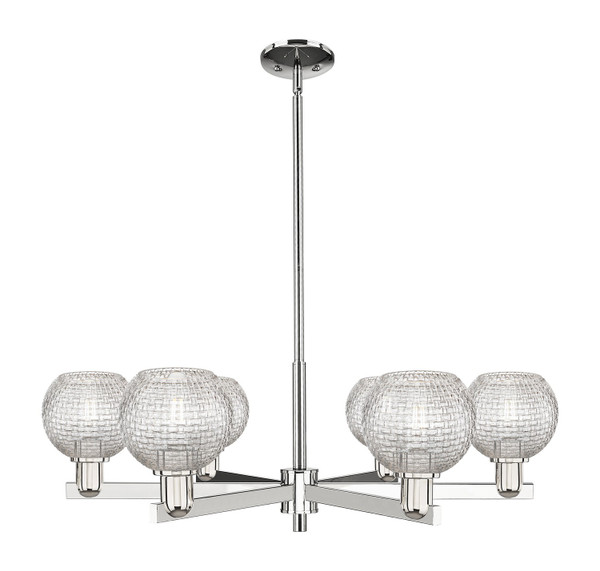 Innovations - 716-6CR-PN-G122C-6CL - Six Light Chandelier - Arcadia - Polished Nickel