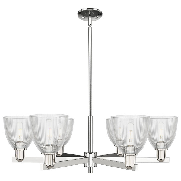 Innovations - 716-6CR-PN-G382 - Six Light Chandelier - Arcadia - Polished Nickel