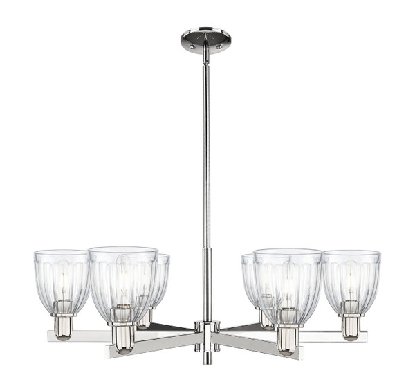 Innovations - 716-6CR-PN-G442 - Six Light Chandelier - Arcadia - Polished Nickel