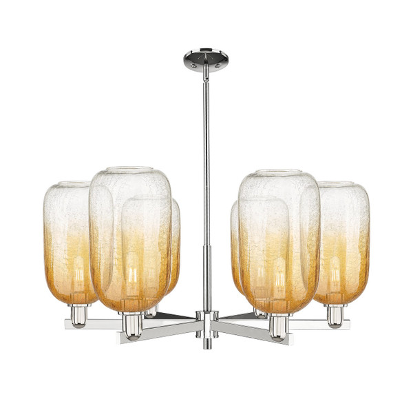 Innovations - 716-6CR-PN-G482-7AM - Six Light Chandelier - Arcadia - Polished Nickel