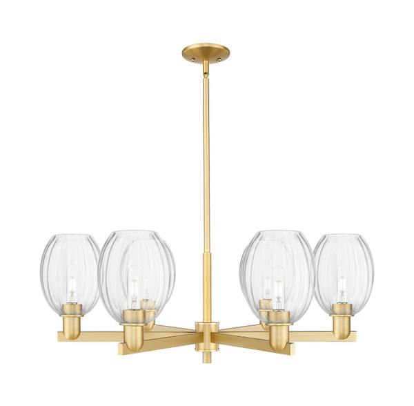 Innovations - 716-6CR-SG-G459-6CL - Six Light Chandelier - Arcadia - Satin Gold