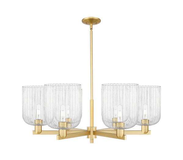 Innovations - 716-6CR-SG-G559-8CL - Six Light Chandelier - Arcadia - Satin Gold