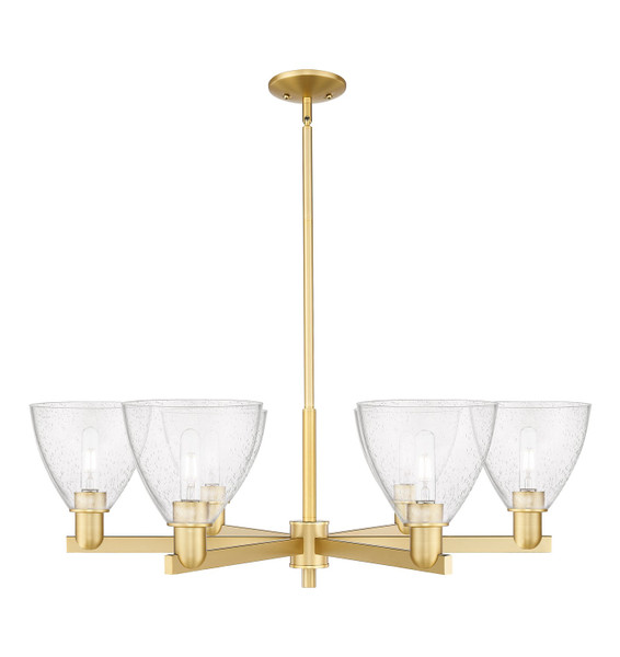 Innovations - 716-6CR-SG-GBD-754 - Six Light Chandelier - Arcadia - Satin Gold