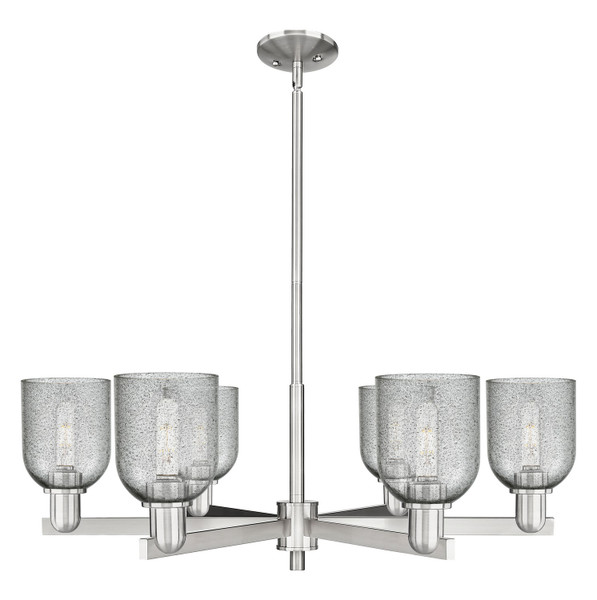 Innovations - 716-6CR-SN-G257 - Six Light Chandelier - Arcadia - Satin Nickel