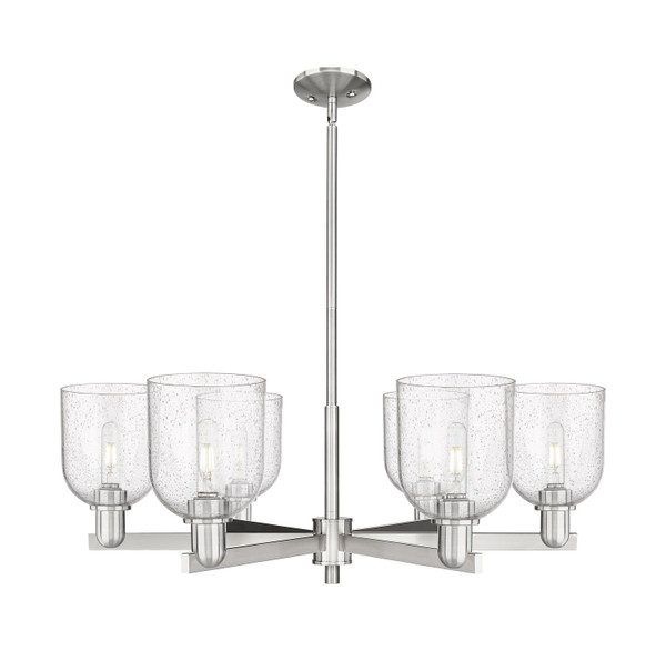 Innovations - 716-6CR-SN-G558-6SDY - Six Light Chandelier - Arcadia - Satin Nickel
