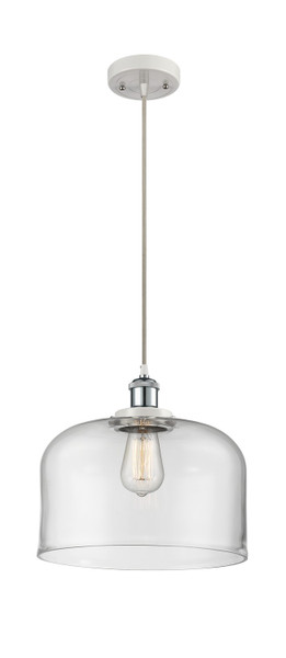 Innovations - 916-1P-WPC-G72-L - One Light Mini Pendant - Ballston Urban - White Polished Chrome
