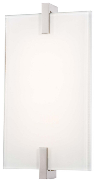 George Kovacs - P1110-613-L - LED Wall Sconce - Hooked - Polished Nickel