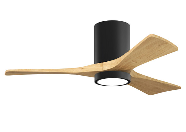 Matthews Fan Company - IR3HLK-BK-LM-42 - 42 Ceiling Fan - Irene-3HLK - Matte Black