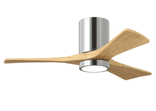 Matthews Fan Company - IR3HLK-CR-LM-42 - 42 Ceiling Fan - Irene-3HLK - Polished Chrome