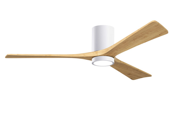 Matthews Fan Company - IR3HLK-WH-LM-60 - 60 Ceiling Fan - Irene-3HLK - Gloss White
