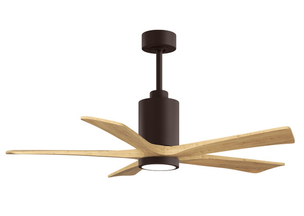 Matthews Fan Company - PA5-TB-LM-52 - 52 Ceiling Fan - Patricia-5 - Textured Bronze
