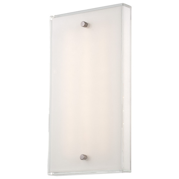 George Kovacs - P1142-084-L - LED Wall Sconce - Framework - Brushed Nickel