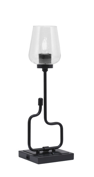 Toltec Lighting - 60-MB-210 - One Light Accent Lamp - Sandia - Matte Black