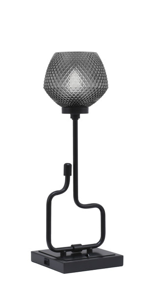 Toltec Lighting - 60-MB-4622 - One Light Accent Lamp - Sandia - Matte Black