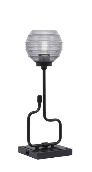 Toltec Lighting - 60-MB-5112 - One Light Accent Lamp - Sandia - Matte Black