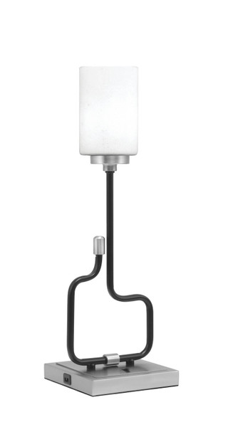Toltec Lighting - 60-MBGP-310 - One Light Accent Lamp - Sandia - Matte Black & Graphite