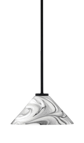 Toltec Lighting - 6201-MB-2129 - One Light Mini Pendant - Sandia - Matte Black